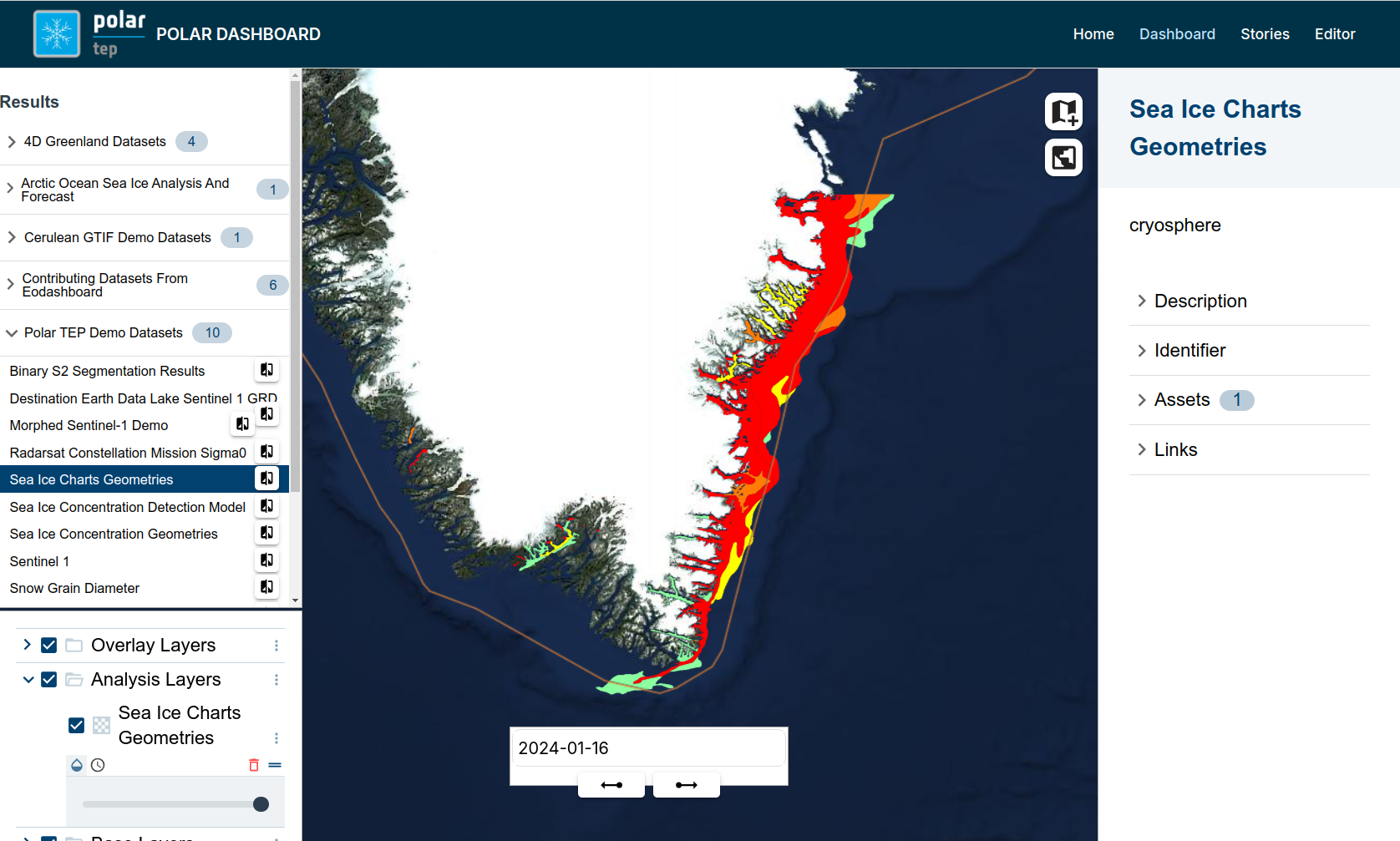 sea ice charts